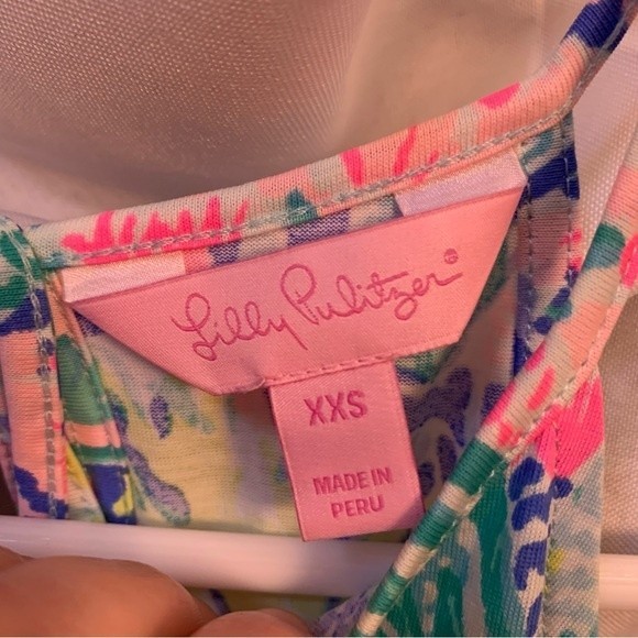 Lilly Pulitzer Margot Swing Dress with Tassels Mermaids Cove Size XXS - Picture 6 of 11